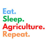 Eat Sleep Agriculture Repeat Red Crewneck Sweatshirt | Artistshot