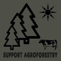 Support Agroforestry Aesthetic Fleece Short | Artistshot