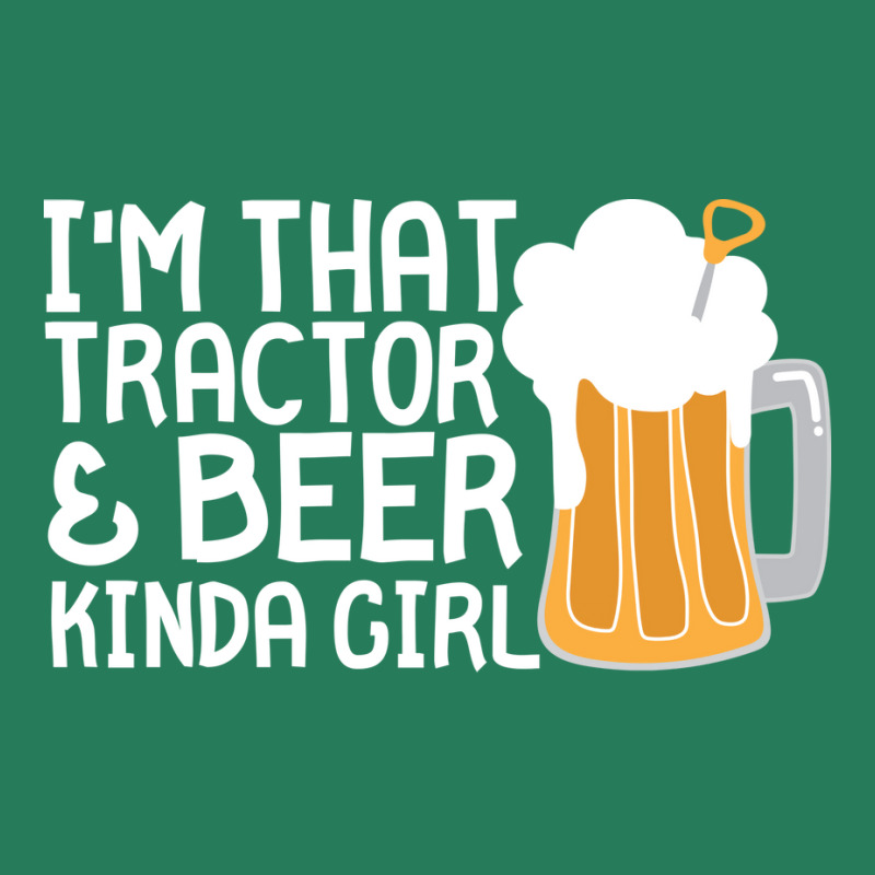 Tractor Beer Kinda Girl Farmer Summer T-shirt | Artistshot