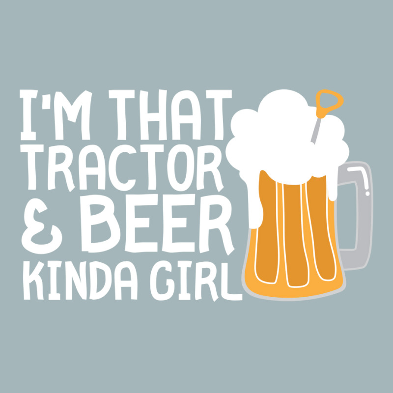 Tractor Beer Kinda Girl Farmer Summer Unisex Sherpa-lined Denim Jacket | Artistshot