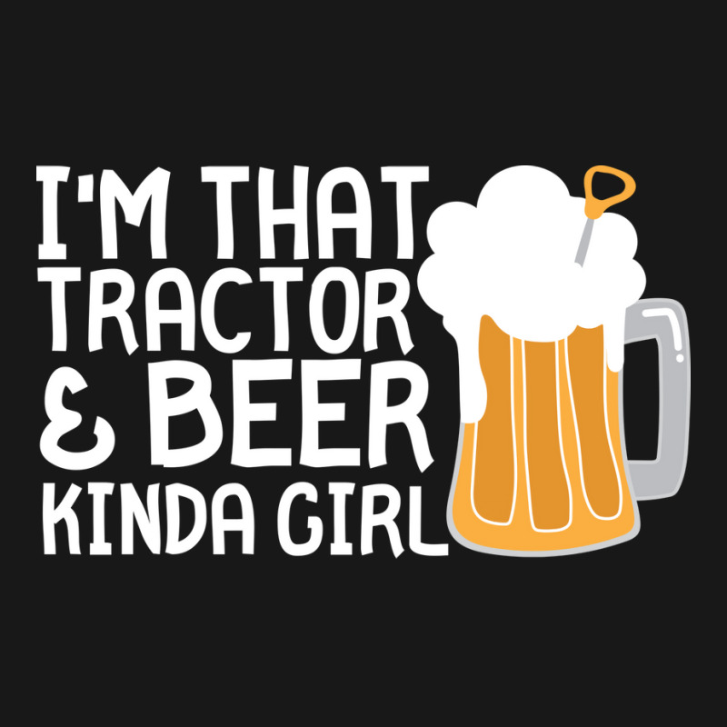 Tractor Beer Kinda Girl Farmer Summer Flannel Shirt | Artistshot