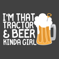 Tractor Beer Kinda Girl Farmer Summer Vintage T-shirt | Artistshot