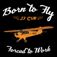 Born To Fly Forced To Work J3 Cub Pilot Red Unisex Jogger | Artistshot