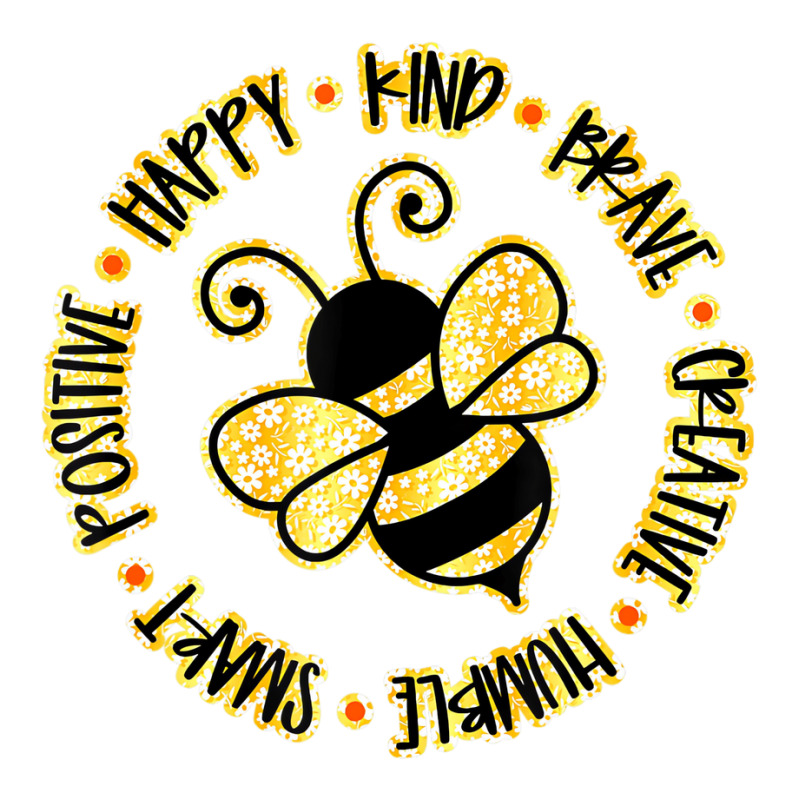 Bee Happy Kind Brave Humble Smart Positive Bumbleb Long Sleeve Shirts | Artistshot