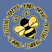 Bee Happy Kind Brave Humble Smart Positive Bumbleb Lightweight Hoodie | Artistshot