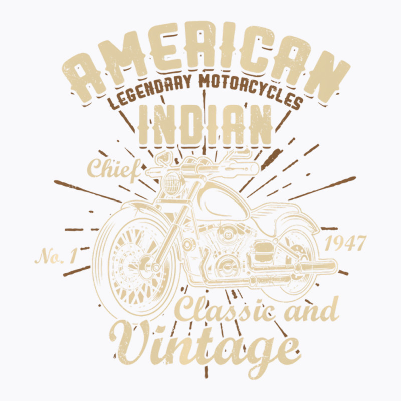 American Legendary Motorcycles Indian Chief Classi T-shirt | Artistshot