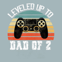 Daddy Again Leveled Up To Dad Of 2 Dad T Shirt Unisex Sherpa-lined Denim Jacket | Artistshot