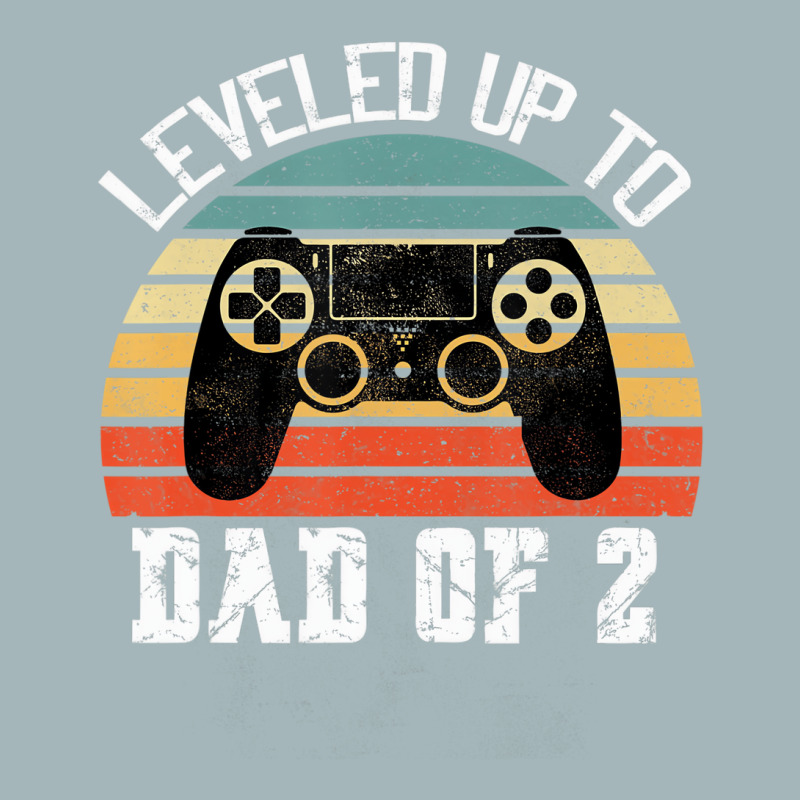 Daddy Again Leveled Up To Dad Of 2 Dad T Shirt Unisex Sherpa-Lined Denim Jacket by holubarpro | Artistshot