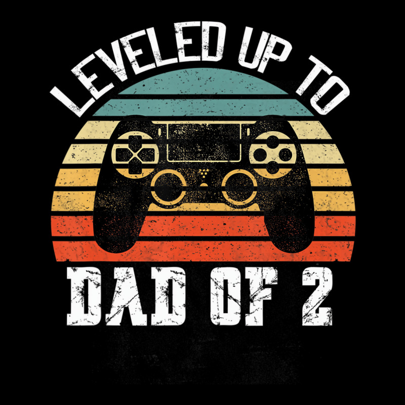 Daddy Again Leveled Up To Dad Of 2 Dad T Shirt Men's 3/4 Sleeve Pajama Set by holubarpro | Artistshot