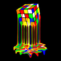 Awesome Graphic Melting Rubik Rubix Rubics Cube T Zipper Hoodie | Artistshot