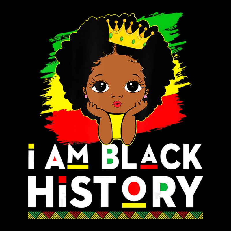 Black History Month Girl I Am Black History Cute A Men's 3/4 Sleeve Pajama Set by karmaian | Artistshot