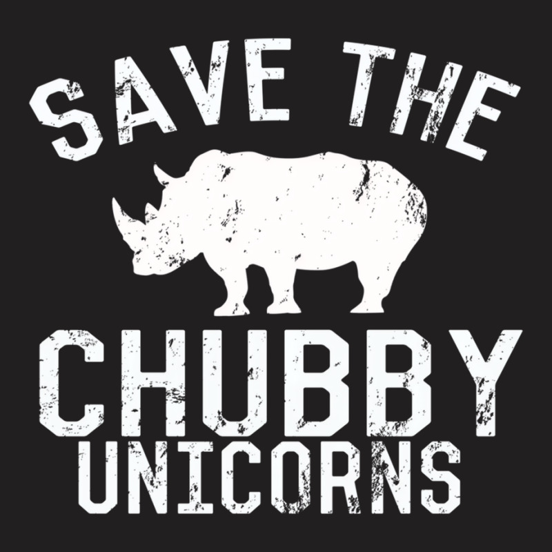 Funny Save The Chubby Unicorns Fat Rhino Hoodie T-Shirt by onofre | Artistshot