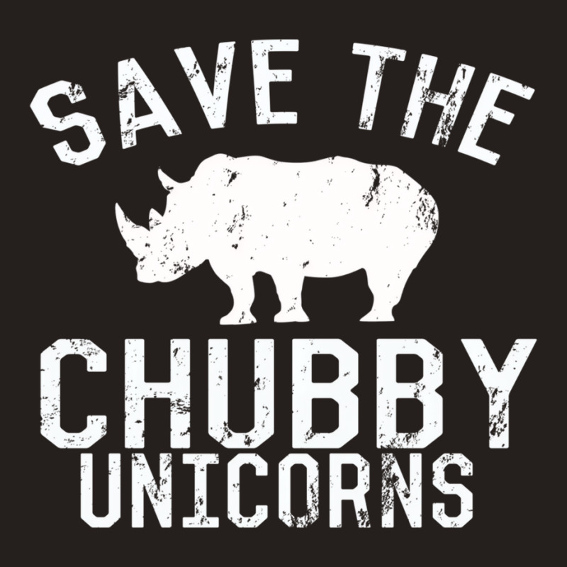 Funny Save The Chubby Unicorns Fat Rhino Hoodie Tank Top by onofre | Artistshot