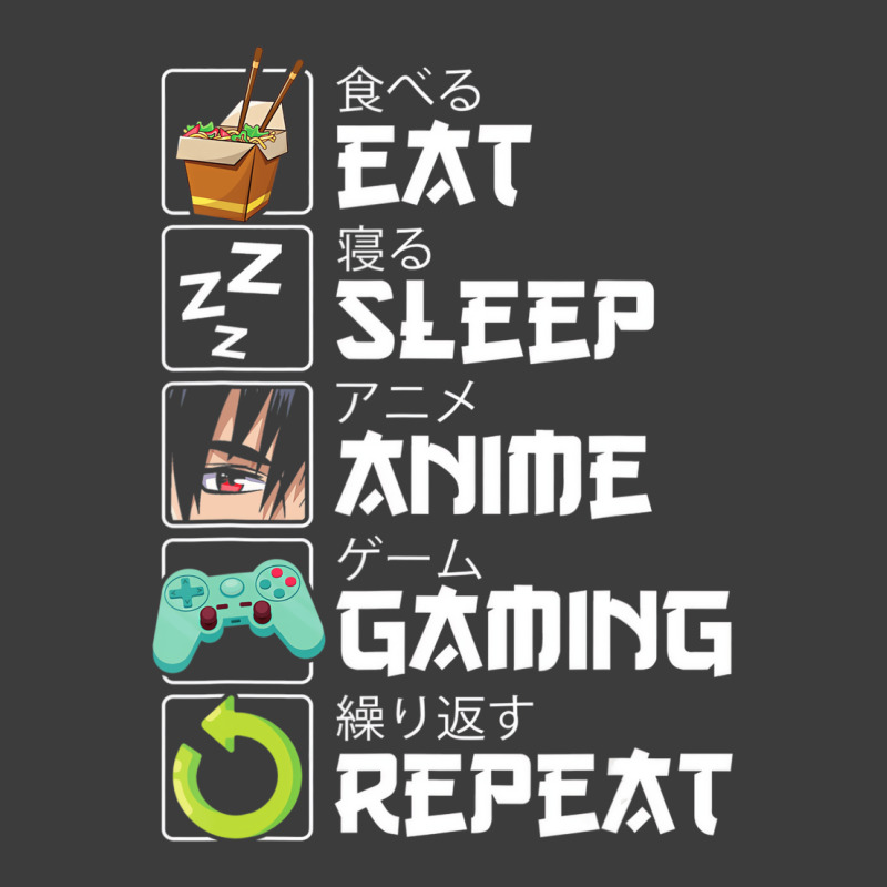 Eat Sleep Anime Gaming Repeat Kawaii Otaku Anime M Men's Polo Shirt | Artistshot