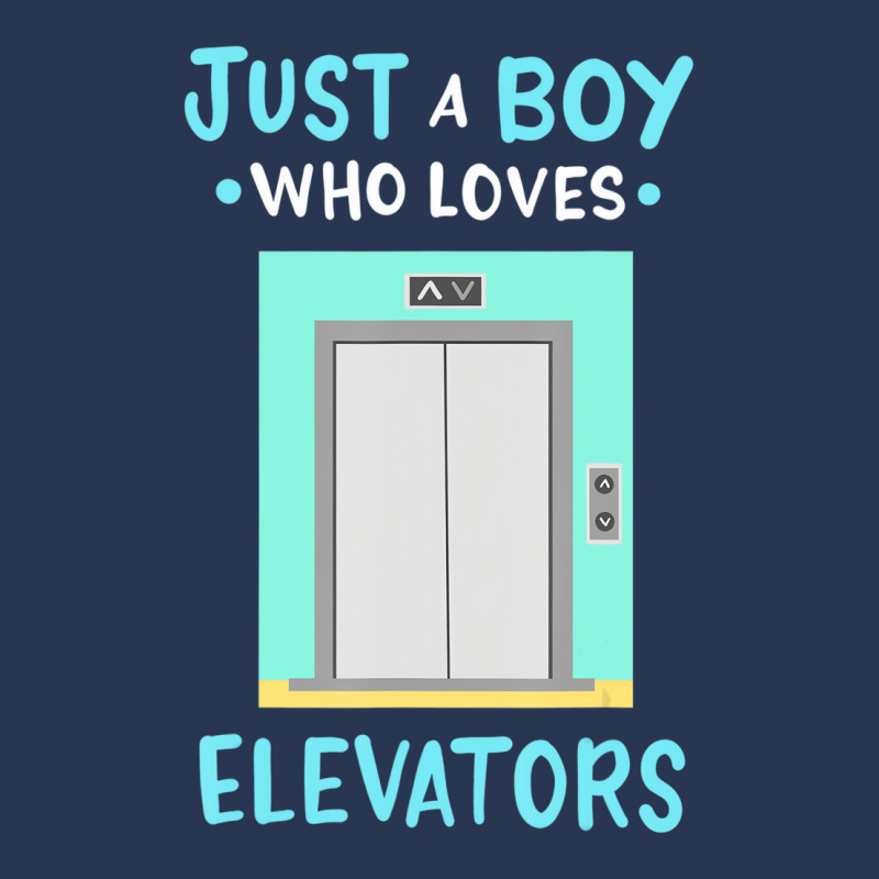 Elevator Just A Boy Who Loves Elevators T Shirt Men Denim Jacket | Artistshot