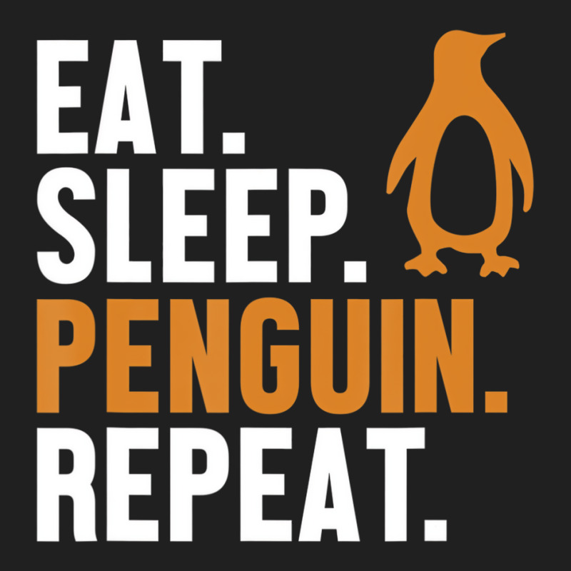 Eat Sleep Penguin Repeat Emperor Sea Bird King Pen Ladies Polo Shirt by daysicrai | Artistshot