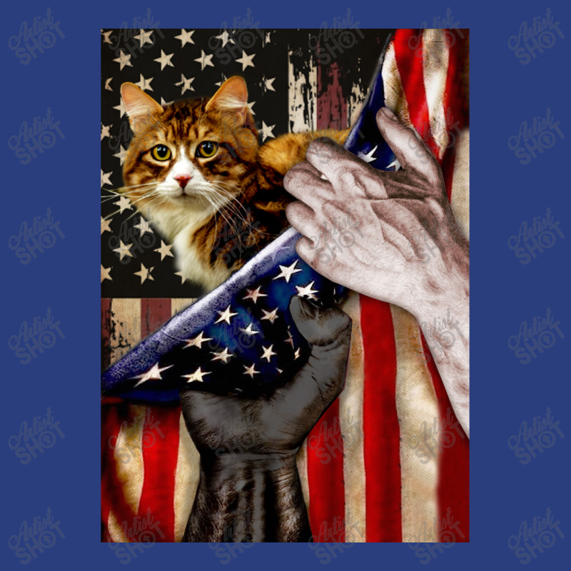 Independence Day Cat American Flag Duffel Bag | Artistshot