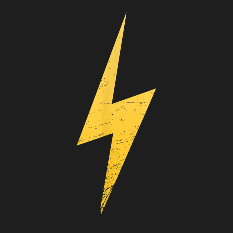 Minimalistic Design With Lightning Bolt Grunge T S Classic T-shirt by modes | Artistshot