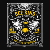 Bumblebee Bee Kind Bee Humble Save The Bees T Shir Crop Top | Artistshot