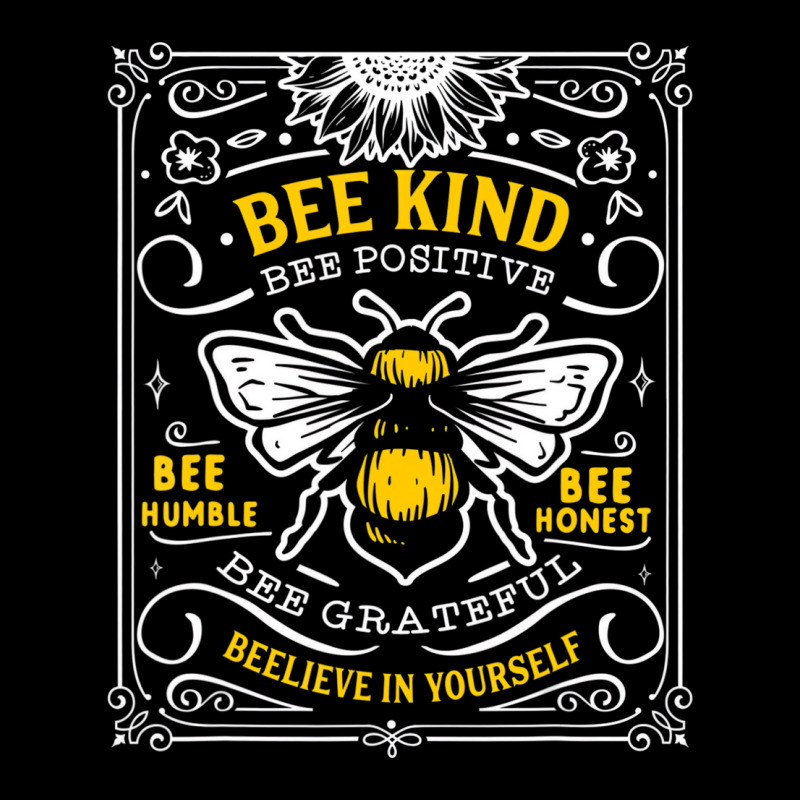 Bumblebee Bee Kind Bee Humble Save The Bees T Shir Cropped Hoodie | Artistshot