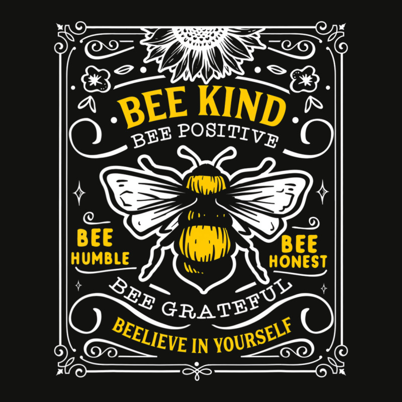 Bumblebee Bee Kind Bee Humble Save The Bees T Shir Scorecard Crop Tee | Artistshot