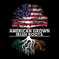 Irish American Flag Grown Roots St. Patrick's Day Lightweight Hoodie | Artistshot