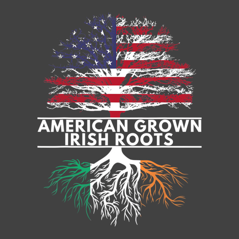 Irish American Flag Grown Roots St. Patrick's Day Vintage T-shirt | Artistshot