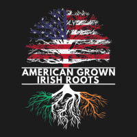 Irish American Flag Grown Roots St. Patrick's Day Hoodie & Jogger Set | Artistshot