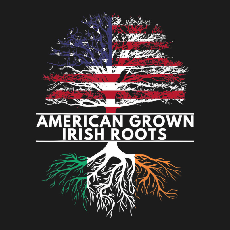 Irish American Flag Grown Roots St. Patrick's Day Hoodie & Jogger Set | Artistshot