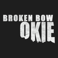 Broken Bow Okie Oklahoma Shaped Distressed Sweatsh Classic T-shirt | Artistshot