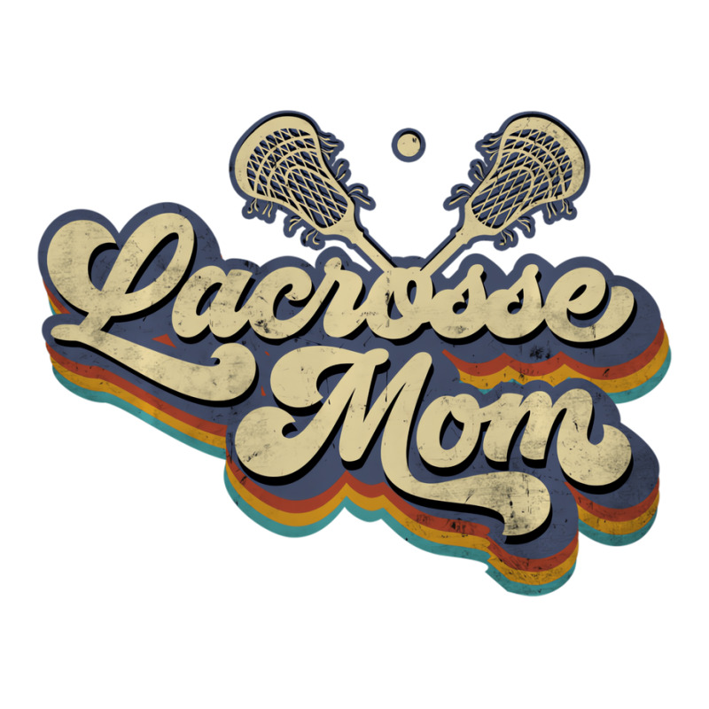 Lacrosse Mom Vintage Retro Lacrosse Stick Sun Gift 3/4 Sleeve Shirt | Artistshot