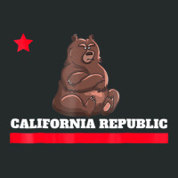 Funny California Republic State Flag Novelty Gift Women's Triblend Scoop T-shirt | Artistshot