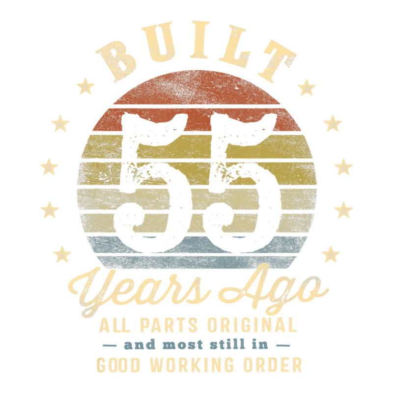 Built 55 Years Ago   All Parts Original Funny 55th Unisex Hoodie | Artistshot