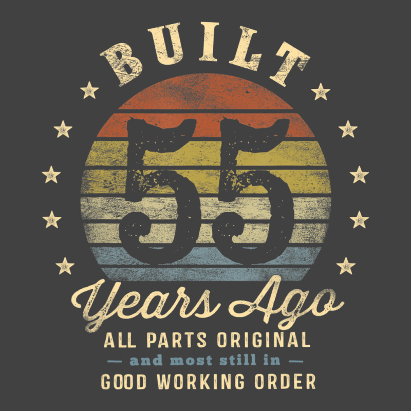 Built 55 Years Ago   All Parts Original Funny 55th Vintage T-shirt | Artistshot