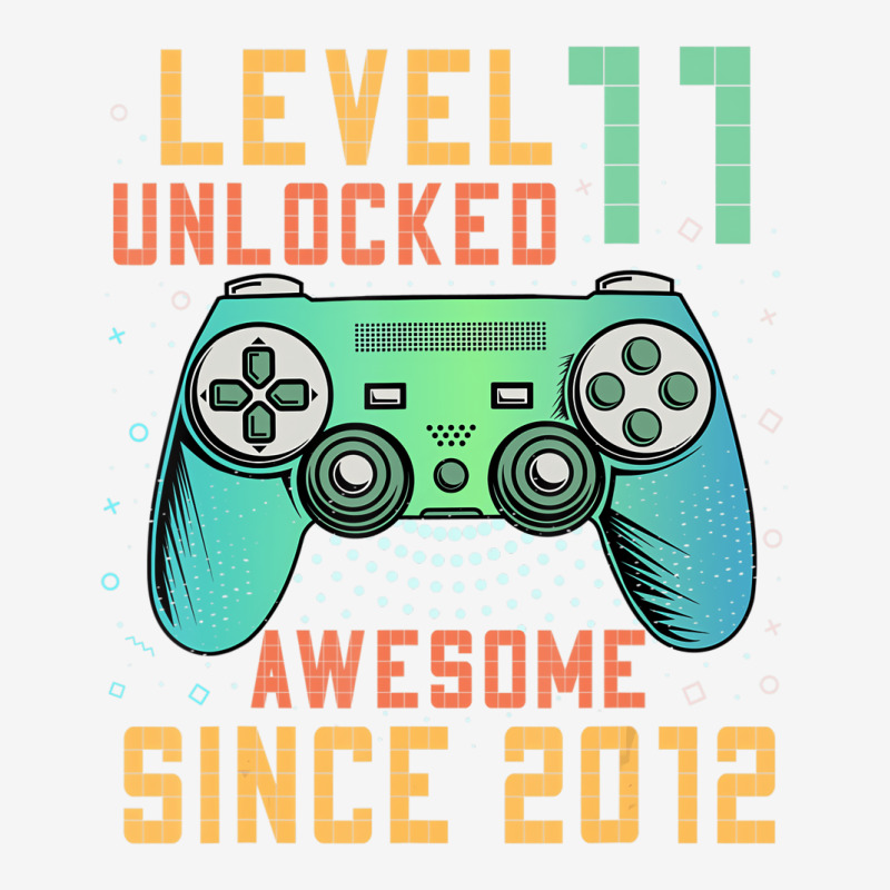 Level 11 Unlocked 11th Birthday 11 Year Old Boy Ga Classic T-shirt | Artistshot