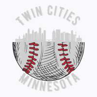 Cool Twin Cities Minnesota Mn Baseball Skyline St. T-shirt | Artistshot