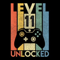 Level 11 Unlocked Shirt Funny Video Gamer 11th Bir Long Sleeve Shirts | Artistshot