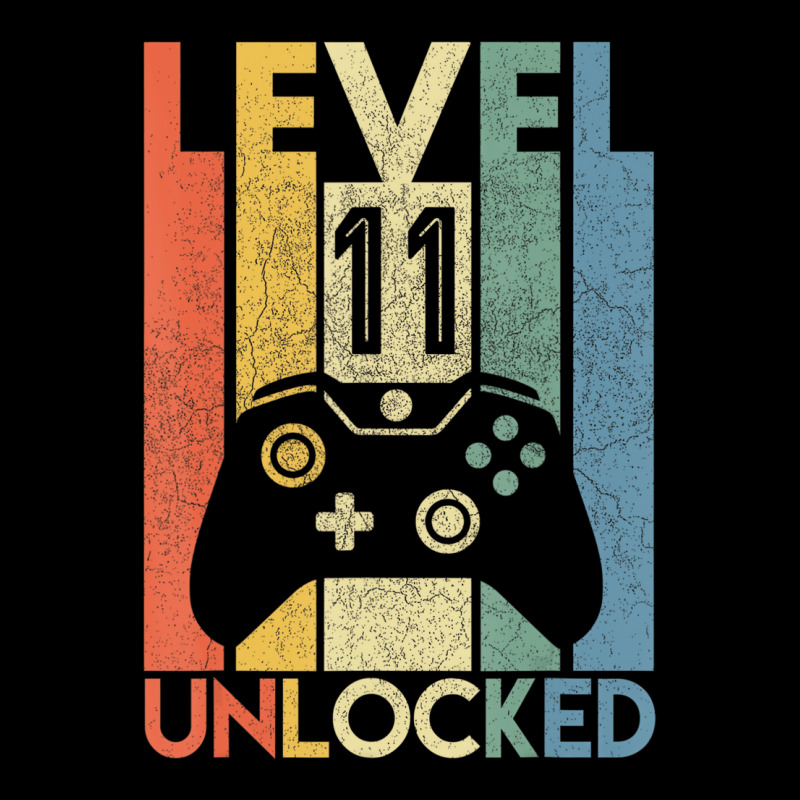 Level 11 Unlocked Shirt Funny Video Gamer 11th Bir Long Sleeve Shirts | Artistshot