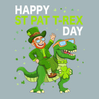 Happy St Pat Trex Day Dino St Patricks Day Kids To Unisex Sherpa-lined Denim Jacket | Artistshot