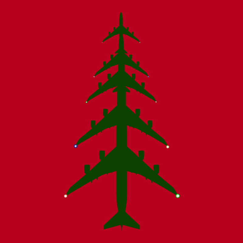 Airliner Airplane Christmas Tree Aviation Holiday Classic T-shirt | Artistshot