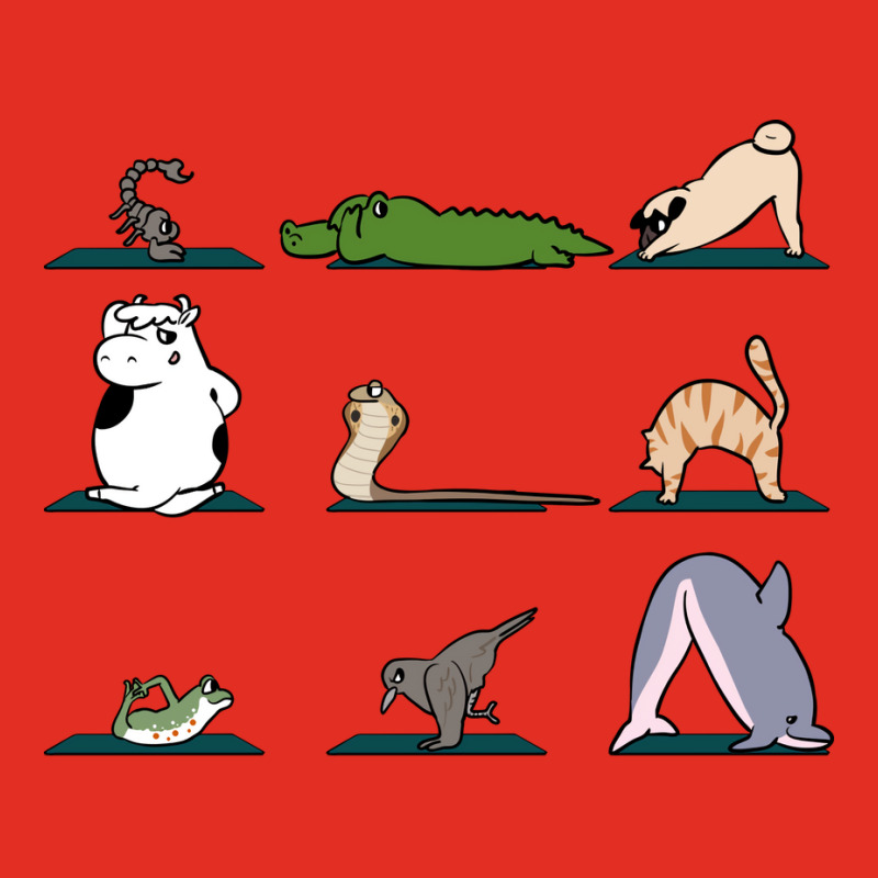 Animal Yoga Funny Graphic T-shirt | Artistshot