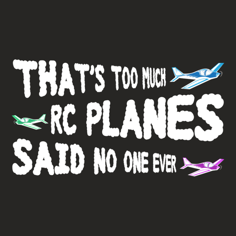 Funny Rc Plane Pilot Rc Airplane Girl Ladies Fitted T-Shirt by adrikafraoua1 | Artistshot