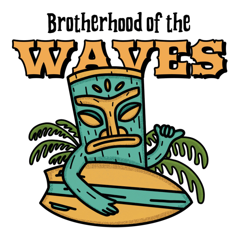 Brotherhood Of The Waves 70s Zipper Hoodie by sbusiozald | Artistshot