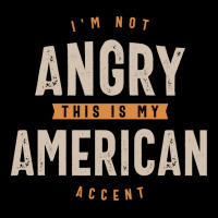 Im Not Angry This Is My American Accent Music Adjustable Cap | Artistshot