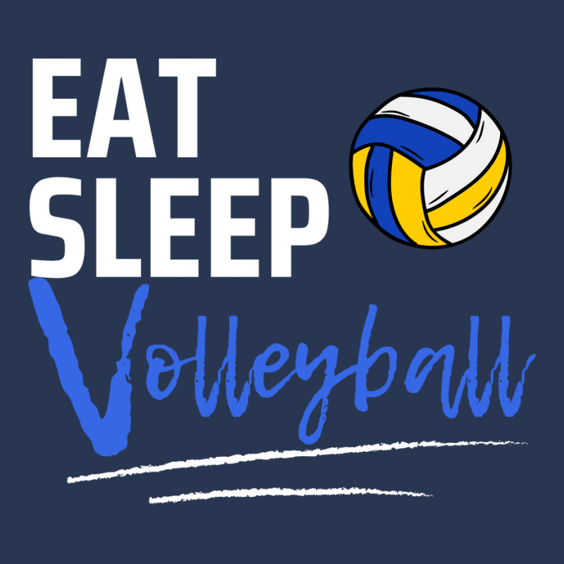 Eat Sleep Volleyball Aesthetic Men Denim Jacket by sbusiozald | Artistshot