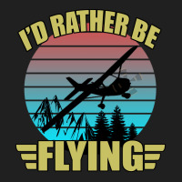 Id Rather Be Flying Airplane Pilot Aviation Funny Ladies Polo Shirt | Artistshot