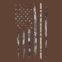 Home Of The Free Because My Grandson Is Brave Blue T-shirt | Artistshot