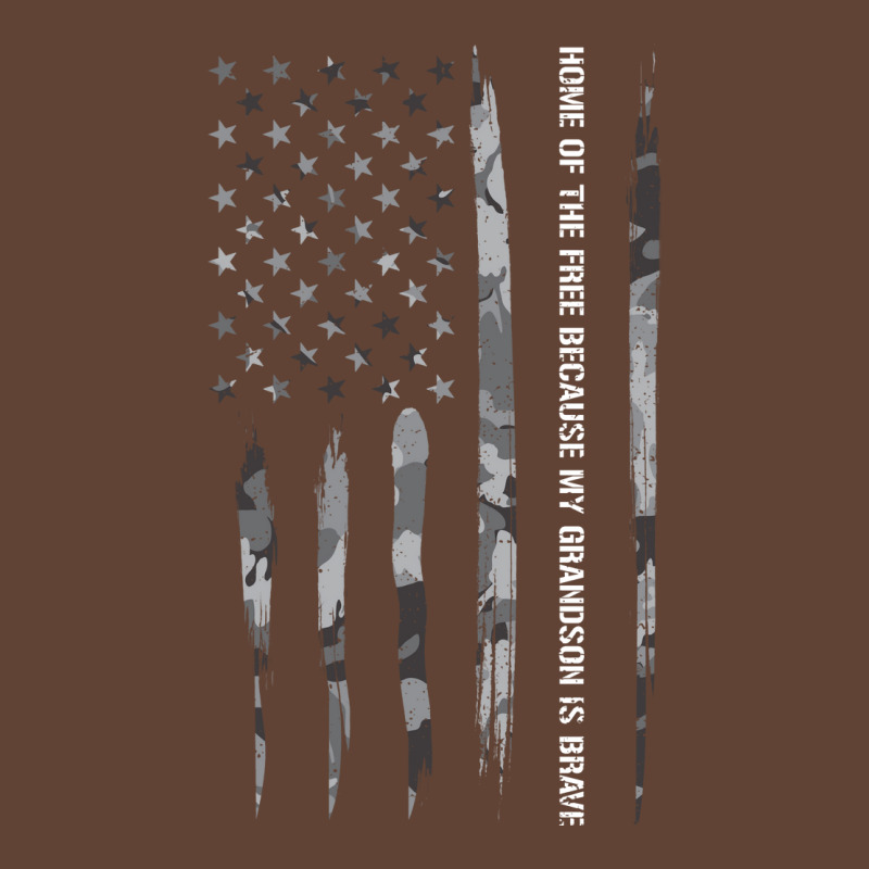 Home Of The Free Because My Grandson Is Brave Blue T-shirt | Artistshot