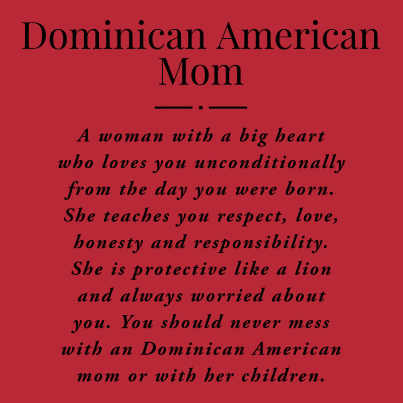 Dominican American Mom Definition Dominican Americ Women's V-Neck T-Shirt by triunfmagonij | Artistshot