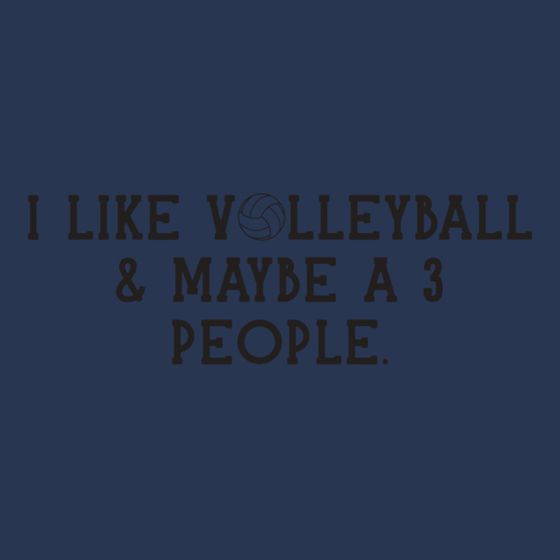 I Just Like Volleyball Maybe 3 People Love Men Denim Jacket | Artistshot